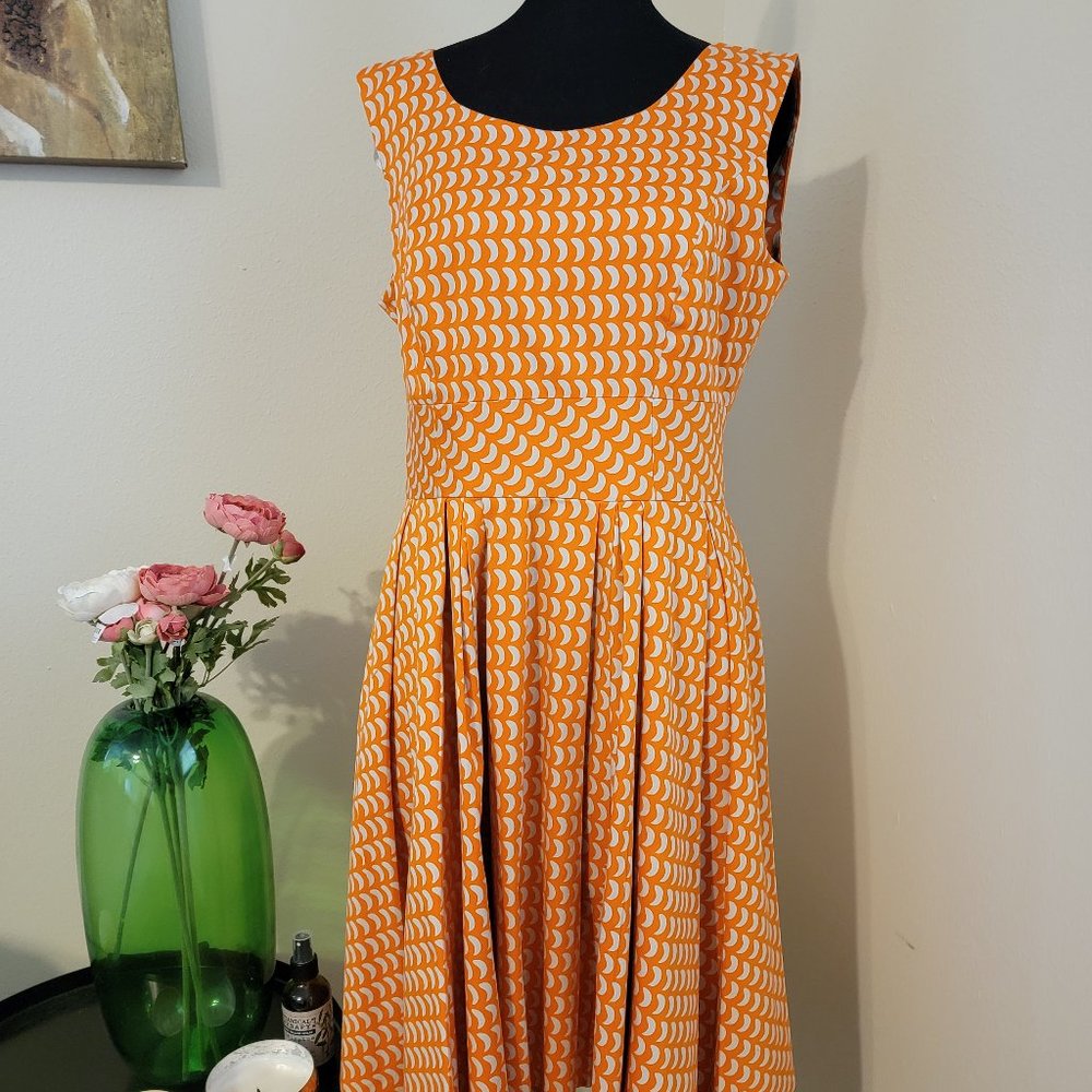 Calvin Klein Fit and Flare Midi Dress